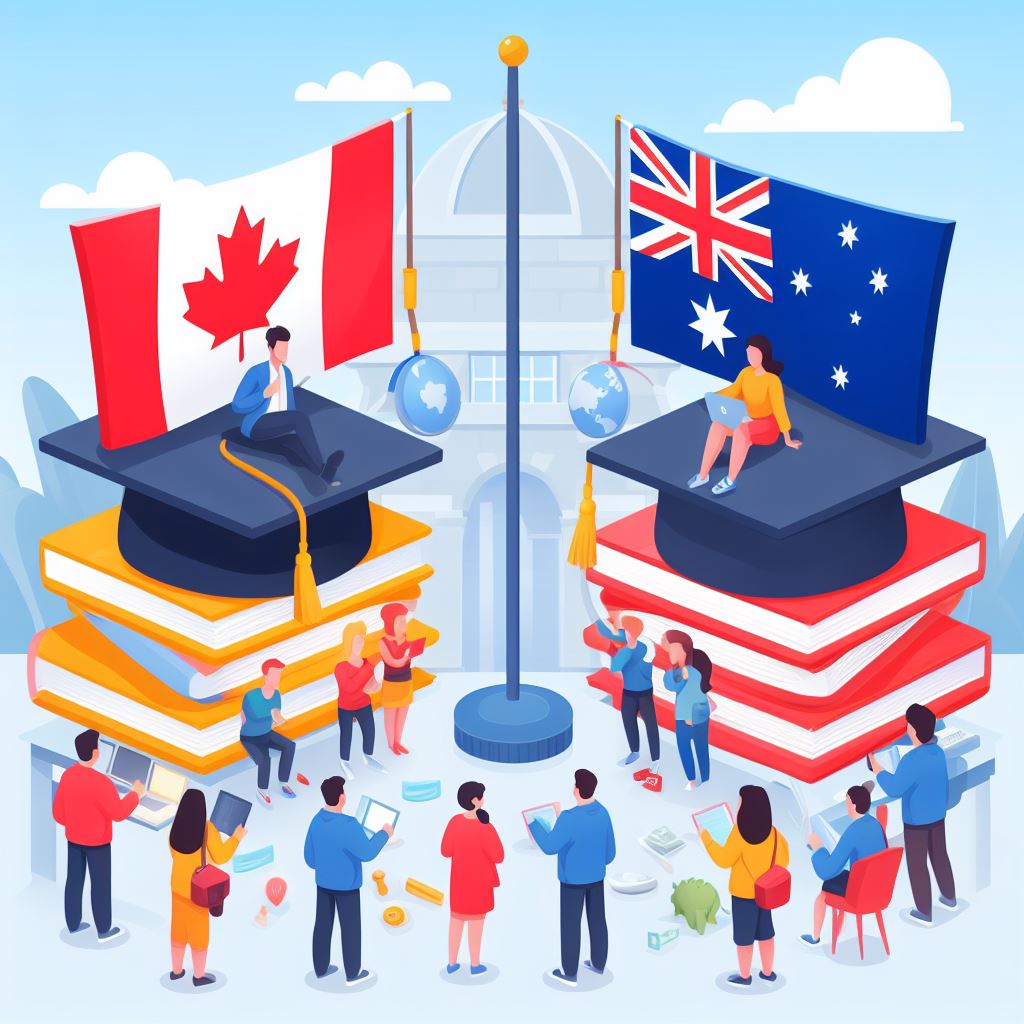 Is Canada or Australia better for a study visa and PR?